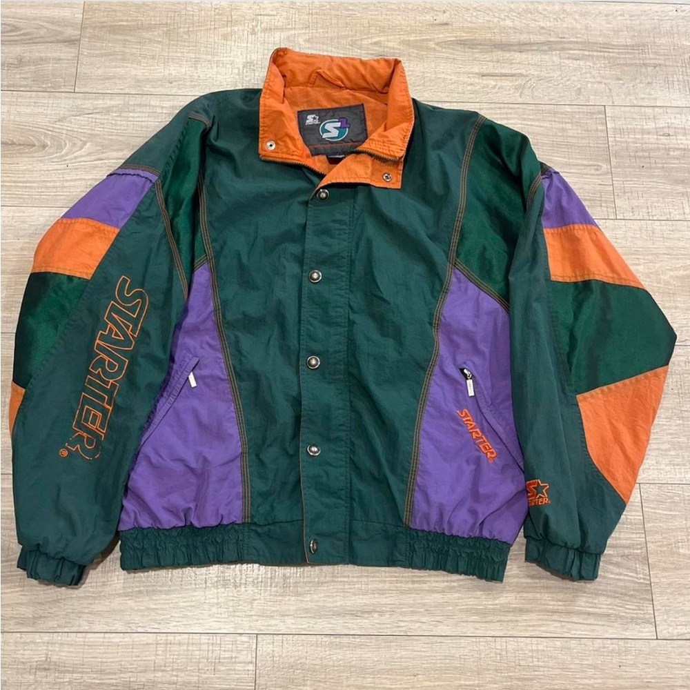 STARTER Vintage 90’s Color block Windbreaker Jacket Large